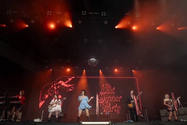 2026 Latitude Festival 24 July 2026: British band The Last Dinner Party performs live in The Obelisk Arena on the first day of the 20th edition of Latitude Festival, Henham Park, Southwold, UK., Credit:Stuart Hogben Avalon  Copyright: xStuartxHogbenx xAvalonx 1118359424