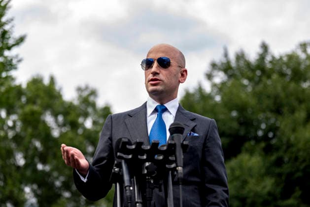 Stephen Miller Speaks to the Press at the White House White House Deputy Chief of Staff for Policy Stephen Miller speaks to the press outside of the West Wing of the White House in Washington, DC on Friday, July 24, 2026. Photo by Bonnie Cash Pool ABACAPRESS.COM WASHINGTON DC United States  Copyright: xPool ABACAx