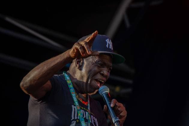 July 25, 2026, Corsham, Wiltshire, England: Barrington Levy, Jamaican Reggae legend, sings his hits to the crowds at WOMAD Festival in Corsham, Wiltshire. Corsham England  - ZUMAr169 20260725_zip_r169_005 Copyright: xRodxHarbinsonx
