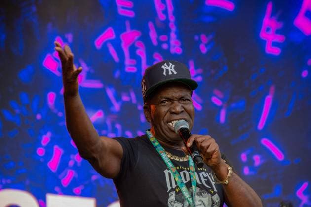 July 25, 2026, Corsham, Wiltshire, England: Barrington Levy, Jamaican Reggae legend, sings his hits to the crowds at WOMAD Festival in Corsham, Wiltshire. Corsham England  - ZUMAr169 20260725_zip_r169_017 Copyright: xRodxHarbinsonx
