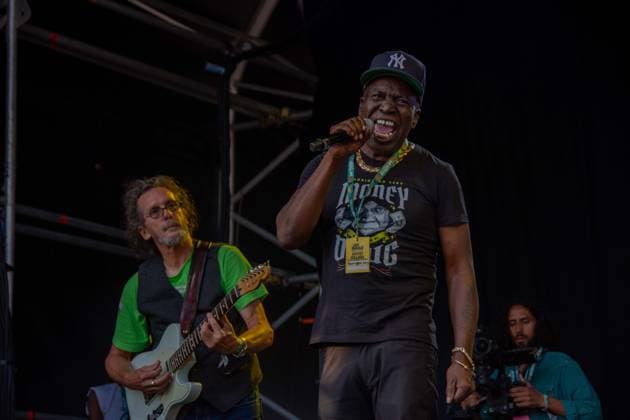 July 25, 2026, Corsham, Wiltshire, England: Barrington Levy, Jamaican Reggae legend, sings his hits to the crowds at WOMAD Festival in Corsham, Wiltshire. Corsham England - ZUMAr169 20260725_zip_r169_009 Copyright: xRodxHarbinsonx