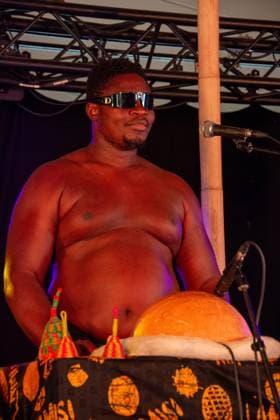 July 25, 2026, Corsham, Wiltshire, England: Lamisi, from West Africa, play songs from their album, Ã¢â‚¬ËœLet us ClapÃ¢â‚¬â ¢ at WOMAD Festival in Wiltshire. Corsham England - ZUMAr169 20260725_zip_r169_028 Copyright: xRodxHarbinsonx