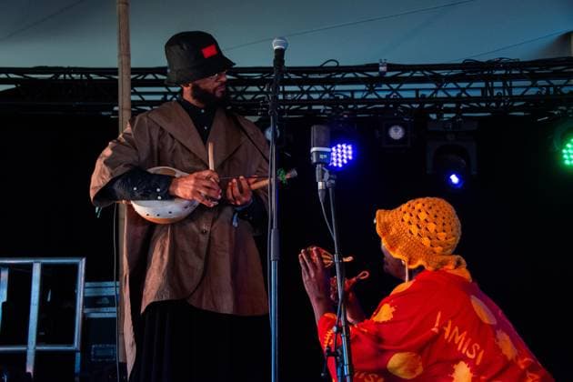 July 25, 2026, Corsham, Wiltshire, England: Lamisi, from West Africa, play songs from their album, Ã¢â‚¬ËœLet us ClapÃ¢â‚¬â ¢ at WOMAD Festival in Wiltshire. Corsham England - ZUMAr169 20260725_zip_r169_030 Copyright: xRodxHarbinsonx