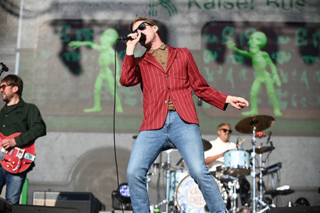 July 24, 2026, Sheffield, South Yorkshire, U.K: Kaiser Chiefs Performing at Tramlines Festival , 2026 , Sheffield, UK Sheffield U.K  - ZUMAb201 20260724_zmp_b201_052 Copyright: xRobinxBurnsx
