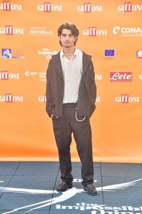 IPA86965351 - Giffoni Vallepiana Giffoni Festival 2026 Photocall for the film Piercing. Pictured: Samuele Carrino  Copyright: xVincenzoxLandix xVincenzoxLandix 86965351