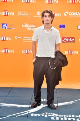 IPA86965357 - Giffoni Vallepiana Giffoni Festival 2026 Photocall for the film Pircing. Pictured: Samuele Carrino  Copyright: xVincenzoxLandix xVincenzoxLandix 86965357