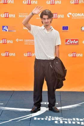 IPA86965372 - Giffoni Vallepiana Giffoni Festival 2026 Photocall for the film Pircing. Pictured: Samuele Carrino  Copyright: xVincenzoxLandix xVincenzoxLandix 86965372