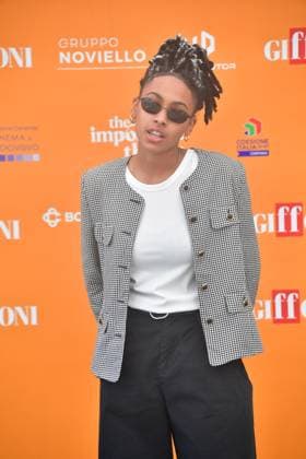 IPA86965193 - Giffoni Vallepiana Giffoni Festival 2026 Photocall for the film Piercing, Pictured: Alicia Ann Edogamhe  Copyright: xVincenzoxLandix xVincenzoxLandix 86965193