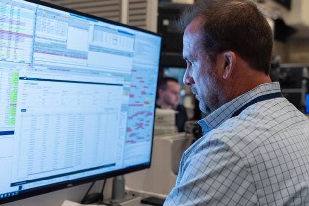 July 24, 2026, New York, New York, USA: A trader works on the floor of the New York Stock Exchange (NYSE) in New York, NY on July 24, 2026. New York USA  - ZUMAr339 20260724_znp_r339_011 Copyright: xLevxRadinx