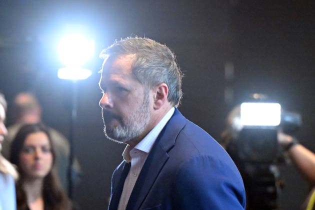 ALP NATIONAL CONFERENCE, Labor member for Chifley Ed Husic leaves after a press conference during the 50th Australian Labor Party (ALP) national convention at the Adelaide Convention Centre, in Adelaide, Saturday, July 25, 2026. ( ADELAIDE SOUTH AUSTRALIA AUSTRALIA  Copyright: xMICKxTSIKASx 20260725166137563278