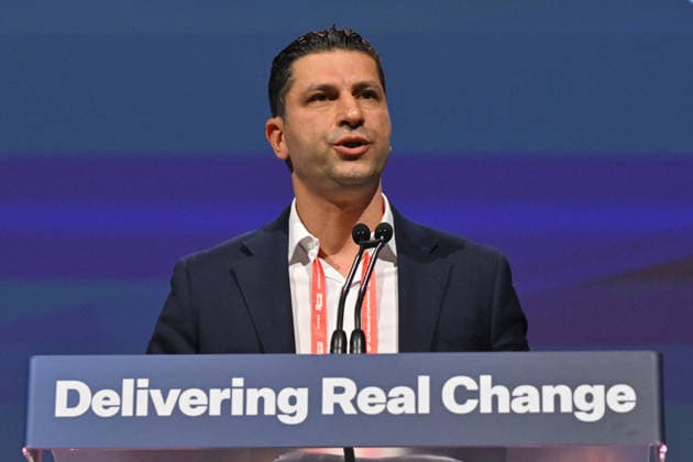 ALP NATIONAL CONFERENCE, Labor member for Calwell Basem Abdo during the 50th Australian Labor Party (ALP) national convention at the Adelaide Convention Centre, in Adelaide, Saturday, July 25, 2026. ( ADELAIDE SOUTH AUSTRALIA AUSTRALIA  Copyright: xMICKxTSIKASx 20260725179316880101