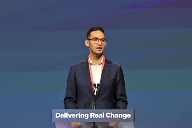 ALP NATIONAL CONFERENCE, Labor member for Macnamara Josh Burns during the 50th Australian Labor Party (ALP) national convention at the Adelaide Convention Centre, in Adelaide, Saturday, July 25, 2026. ( ADELAIDE SOUTH AUSTRALIA AUSTRALIA  Copyright: xMICKxTSIKASx 20260725126990461932