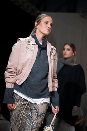 July 24, 2026, Madrid, Spain: A model walks the runway wearing a design by Romanian designers during Momad Fashion Week de Madrid in IFEMA Madrid Spain  - ZUMAs197 20260724_aaa_s197_190 Copyright: xAtilanoxGarciax