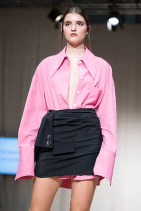 July 24, 2026, Madrid, Spain: A model walks the runway wearing a design by Romanian designers during Momad Fashion Week de Madrid in IFEMA Madrid Spain - ZUMAs197 20260724_aaa_s197_185 Copyright: xAtilanoxGarciax