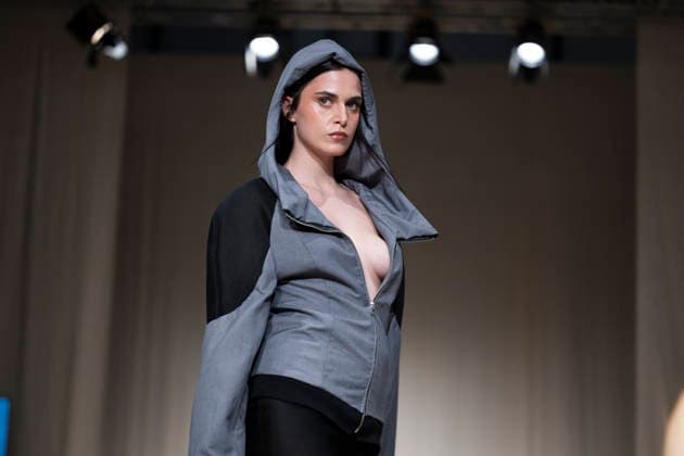July 24, 2026, Madrid, Spain: A model walks the runway wearing a design by Romanian designers during Momad Fashion Week de Madrid in IFEMA Madrid Spain  - ZUMAs197 20260724_aaa_s197_227 Copyright: xAtilanoxGarciax