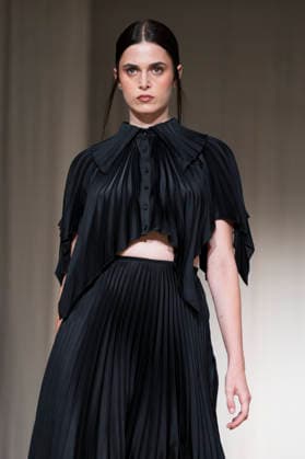 July 24, 2026, Madrid, Spain: A model walks the runway wearing a design by Romanian designers during Momad Fashion Week de Madrid in IFEMA Madrid Spain - ZUMAs197 20260724_aaa_s197_213 Copyright: xAtilanoxGarciax