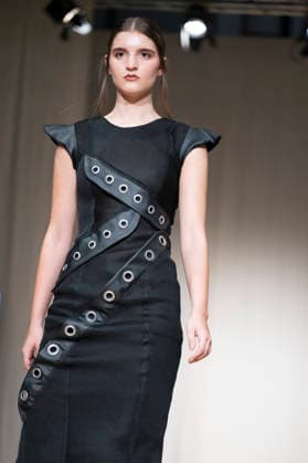 July 24, 2026, Madrid, Spain: A model walks the runway wearing a design by Romanian designers during Momad Fashion Week de Madrid in IFEMA Madrid Spain - ZUMAs197 20260724_aaa_s197_233 Copyright: xAtilanoxGarciax
