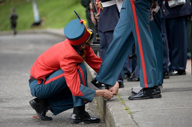 July 24, 2026, Bogota, Bogota D.C, Colombia: Colombian military take part during the return of Simon Bolivar s ceremonial sword to the Quinta de Bolivar Museum in Bogota, Colombia on July 24, 2026. Bogota Colombia  - ZUMAvp1_ 20260724_zia_vp1_020 Copyright: xSebastianxBarrosx