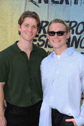 Nico Greetham, Cole Doman at arrivals for OutfestNEXT 2026 Film Festival, LA LGBT Centers Village at Ed Gould Plaza, Los Angeles, CA, July 24, 2026. Photo By: Michael Mattes Everett Collection OutfestNEXT 2026 Film Festival PUBLICATIONXNOTxINxCANxCHNxFRAxITAxJPNxNORxPOLxRUSxESPxUKxUSA