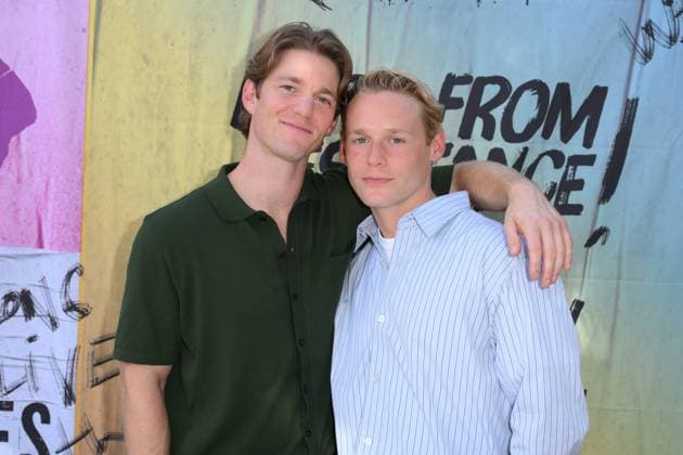 Nico Greetham, Cole Doman at arrivals for OutfestNEXT 2026 Film Festival, LA LGBT Centers Village at Ed Gould Plaza, Los Angeles, CA, July 24, 2026. Photo By: Michael Mattes Everett Collection OutfestNEXT 2026 Film Festival PUBLICATIONXNOTxINxCANxCHNxFRAxITAxJPNxNORxPOLxRUSxESPxUKxUSA