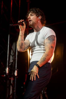 Tom Grennan in concert at Latitude Festival at Henham Park in Southwold, UK on 24 July 2026 Tom Grennan performing at Henham Park in Southwold, UK on 24 July 2026, Credit:Stephen Keable Avalon UK, Suffolk, Southwold, Henham Park  Copyright: xStephenxKeablex xAvalonx 1118392743