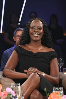 Anna Dushime, Podcasterin und Moderatorin, zu Gast in der NDR Talk Show, Fototermin am 12.6.2026, Ausstrahlung der Sendung am 24.7.2026 im 3. Programm des NDR Fernsehen, Fernsehstudio Hamburg Lokstedt *** Anna Dushime, podcaster and host, guest on the NDR Talk Show; photo op on June 12, 2026; the show will air on July 24, 2026, on NDR Television’s Channel 3; Hamburg Lokstedt TV studio