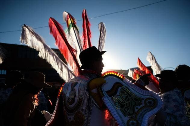 July 24, 2026, Guaqui, La Paz, Bolivia: GUAQUI, BOLIVIA Ã¢â‚¬ JULY 24, 2026: Devotees take part in the traditional Balseada Festival honoring Saint James the Apostle (Santiago ApoÂ³stol) on Lake Titicaca in Guaqui, Bolivia. The annual celebration features a ceremonial procession of decorated boats attended by residents, pilgrims and local authorities. Guaqui, La Paz Bolivia - ZUMAq101 20260724_zna_q101_233 Copyright: xCarlosxSoÂ¡NchezxNavasx