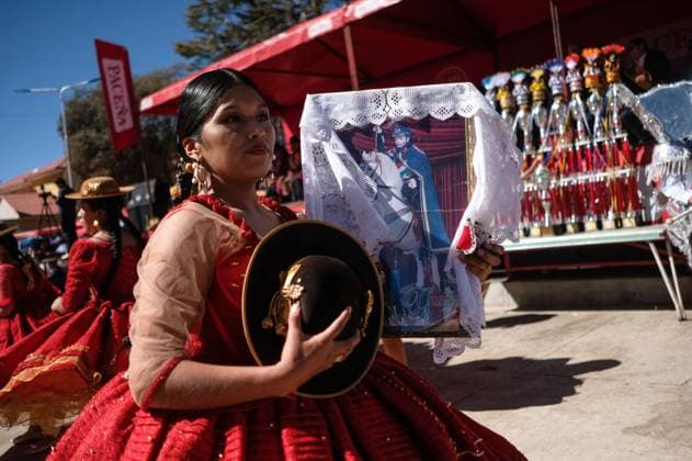 July 24, 2026, Guaqui, La Paz, Bolivia: GUAQUI, BOLIVIA Ã¢â‚¬ JULY 24, 2026: Devotees take part in the traditional Balseada Festival honoring Saint James the Apostle (Santiago ApoÂ³stol) on Lake Titicaca in Guaqui, Bolivia. The annual celebration features a ceremonial procession of decorated boats attended by residents, pilgrims and local authorities. Guaqui, La Paz Bolivia  - ZUMAq101 20260724_zna_q101_244 Copyright: xCarlosxSoÂ¡NchezxNavasx