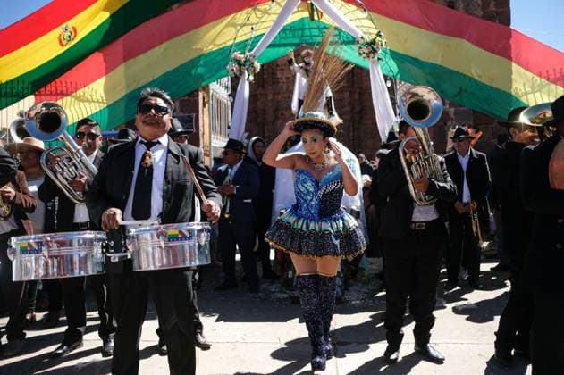 July 24, 2026, Guaqui, La Paz, Bolivia: GUAQUI, BOLIVIA Ã¢â‚¬ JULY 24, 2026: Devotees take part in the traditional Balseada Festival honoring Saint James the Apostle (Santiago ApoÂ³stol) on Lake Titicaca in Guaqui, Bolivia. The annual celebration features a ceremonial procession of decorated boats attended by residents, pilgrims and local authorities. Guaqui, La Paz Bolivia - ZUMAq101 20260724_zna_q101_241 Copyright: xCarlosxSoÂ¡NchezxNavasx