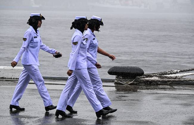 Russia Indonesia Naval Exercise 9211467 25.07.2026 Indonesian sailors march during the opening ceremony of the second Russian-Indonesian Orruda 2026 drills for the Indonesian frigate Gusti Ngurah Rai, which arrived to take part in the bilateral exercise with the Russian Navy in Vladivostok, Russia. Vitaliy Ankov Sputnik Vladivostok Primorye Territory Russia  Copyright: xVitaliyxAnkovx