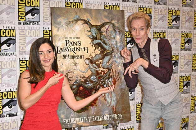 Ivana Baquero und Doug Jones beim Photocall zum Kinofilm Pan s Labryrinth (20th Anniversary) auf der San Diego Comic-Con International 2026 im Hilton Bayfront Hotel. San Diego, 24.07.2026 *** Ivana Baquero and Doug Jones at the photo call for the 20th-anniversary celebration of the movie *Pan s Labyrinth* at San Diego Comic-Con International 2026 at the Hilton Bayfront Hotel in San Diego, July 24, 2026 Foto:xD.xStarbuckx xFuturexImagex labyrinth_7224