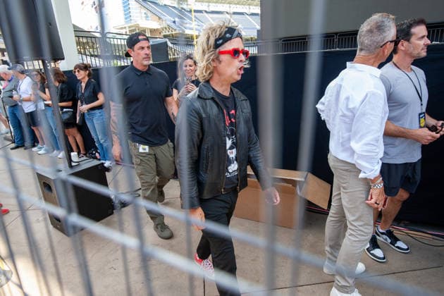 SAN DIEGO, CA - July 24rd: Billie Joe Armstrong from Green Day make a surprise appearance at San Diego Comic Con on July 24th, 2026 to promote Nimrods. Copyright: xTonyxFortex