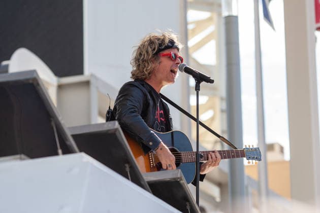 SAN DIEGO, CA - July 24rd: Billie Joe Armstrong from Green Day make a surprise appearance at San Diego Comic Con on July 24th, 2026 to promote Nimrods. Copyright: xTonyxFortex