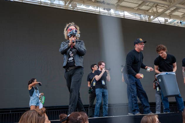 SAN DIEGO, CA - July 24rd: Billie Joe Armstrong from Green Day make a surprise appearance at San Diego Comic Con on July 24th, 2026 to promote Nimrods. Copyright: xTonyxFortex