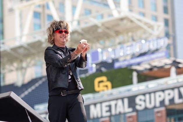 SAN DIEGO, CA - July 24rd: Billie Joe Armstrong from Green Day make a surprise appearance at San Diego Comic Con on July 24th, 2026 to promote Nimrods. Copyright: xTonyxFortex