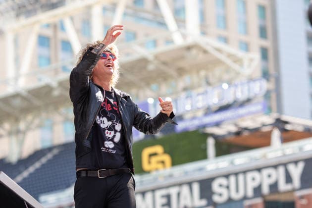 SAN DIEGO, CA - July 24rd: Billie Joe Armstrong from Green Day make a surprise appearance at San Diego Comic Con on July 24th, 2026 to promote Nimrods. Copyright: xTonyxFortex
