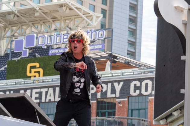 SAN DIEGO, CA - July 24rd: Billie Joe Armstrong from Green Day make a surprise appearance at San Diego Comic Con on July 24th, 2026 to promote Nimrods. Copyright: xTonyxFortex