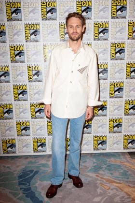SAN DIEGO, CA - July 24rd: Charlie Vickers at the Lord of the Rings: The Rings of Power press room during San Diego Comic Con on July 24th. Copyright: xTonyxFortex