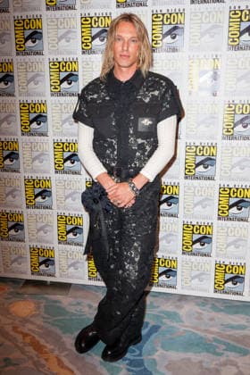 SAN DIEGO, CA - July 24rd: Jamie Campbell Bower at the Lord of the Rings: The Rings of Power press room during San Diego Comic Con on July 24th. Copyright: xTonyxFortex