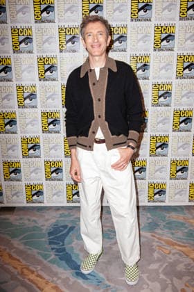 SAN DIEGO, CA - July 24rd: Daniel Weyman at the Lord of the Rings: The Rings of Power press room during San Diego Comic Con on July 24th. Copyright: xTonyxFortex