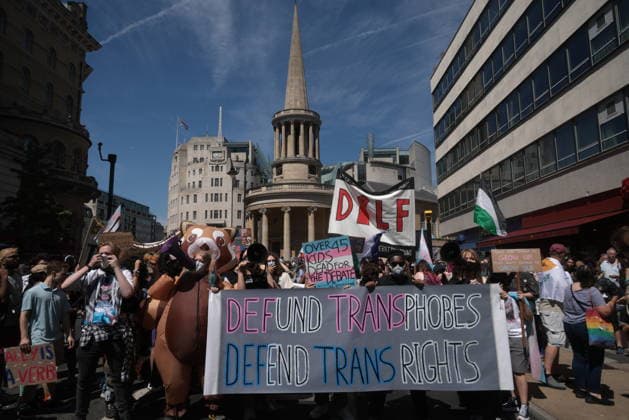 . 25 07 2026. London, United Kingdom. London Trans+ Pride March 2026. An estimated 100,000 trans people and allies join protest march through London with this year s theme, Our Future, Our Fight .  xMartynxWheatleyx xi-Imagesx IIM-26921-0003