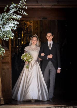 25-07-2026 Vienna Wedding of Austrian Archduchess Isabella (Isabella) of Austria and the Spanish nobleman Don Carlos de Palacio y Gaytan de Ayala in the Jesuit Church (Jesuitenkirche) in Vienna, Austria. Â  Copyright: xPPEx