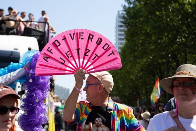 July 25, 2026, Berline, Berlin, Germany: BERLIN, GERMANY Ã¢â‚¬ JULY 25, 2026: Participants march during the annual Christopher Street Day (CSD) parade in Berlin. Thousands of people gathered in the German capital to celebrate LGBTQ+ pride and call for equality, diversity, inclusion and the protection of human rights. Berline Germany - ZUMAq101 20260725_zna_q101_042 Copyright: xMariaxCastrox