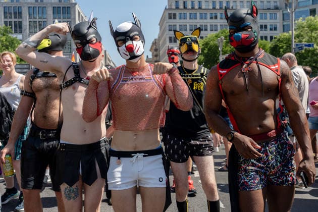 News Bilder des Tages Berlin, CSD, Demonstration, Party, Parade, Gay, Queer Berlin, CSD, Demonstration, Party, Parade, Gay, Queer Berlin Berlin GER *** Berlin, CSD, Demonstration, Party, Parade, Gay, Queer Berlin, CSD, Demonstration, Party, Parade, Gay, Queer Berlin Berlin GER