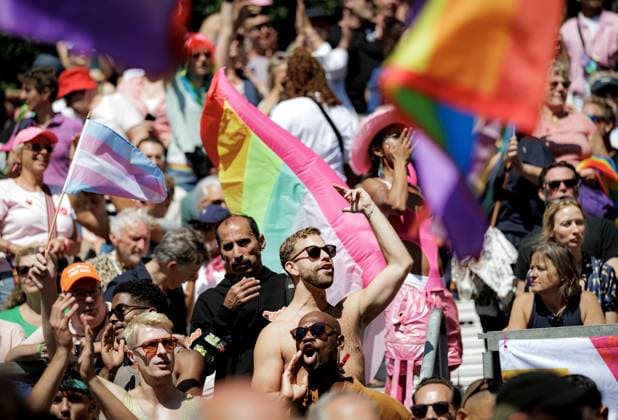 AMSTERDAM - The official opening of WorldPride 2026. Amsterdam is the host city for WorldPride because it has been 25 years since the first same-sex marriage was performed there. RAMON VAN FLYMEN ANP netherlands out - belgium out  Copyright: xx x564260205x originalFilename: 564260205.jpg