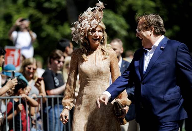 AMSTERDAM - Queen Maxima during a tour of Pride Park in the Vondelpark prior to the official opening of WorldPride 2026. Amsterdam is the host city of WorldPride because it has been 25 years since the first same-sex marriage was performed there. RAMON VAN FLYMEN ANP netherlands out - belgium out  Copyright: xx x564260482x originalFilename: 564260482.jpg