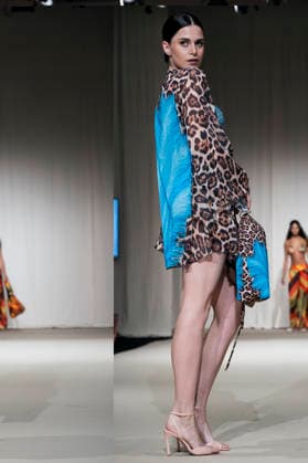 July 25, 2026, Madrid, Spain: A model walks the runway wearing a design by AQUADICOCCO during Momad Fashion Week de Madrid in IFEMA. Madrid Spain  - ZUMAs197 20260725_aaa_s197_007 Copyright: xAtilanoxGarciax
