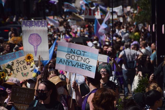 July 25, 2026, London, England, United Kingdom: Thousands of people pass through Regent Street during Trans Pride 2026. London United Kingdom  - ZUMAv130 20260725_zip_v130_024 Copyright: xVukxValcicx
