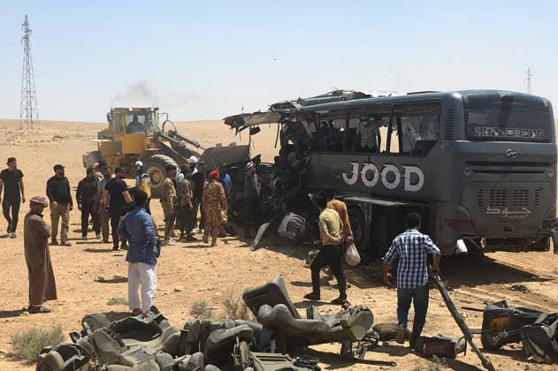 35 killed, 30 injured in central Syria bus collision SYRIA - JULY 25: Civil defense, fire and medical teams conduct an investigation and continue their work at the scene of the accident where two passenger buses collided on the Deir ez-Zor–Damascus highway in central Syria on July 25, 2026. At least 35 people were killed and 30 others injured Saturday when two passenger buses collided on the Deir ez-Zor–Damascus highway in central Syria, according to the Health Ministry. Abdulkerim el-Selim Anadolu Syria Syria. Editorial use only. Please get in touch for any other usage.  Copyright: x2026xAnadoluxAbdulkerimxel-Selimx