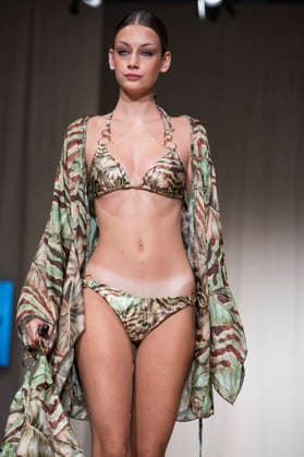 AQUADICOCCO - MOMAD Fashion Week de Madrid, Spain - 25 Jul 2026 A model walks the runway wearing a design by AQUADICOCCO during Momad Fashion Week de Madrid in IFEMA. Madrid Spain Copyright: xAtilanoxGarciax xSOPAxImagesx photo03357